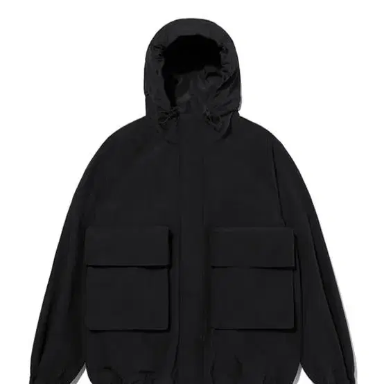 비바스튜디오 바람막이 HOODED WEB JACKET [BLACK]