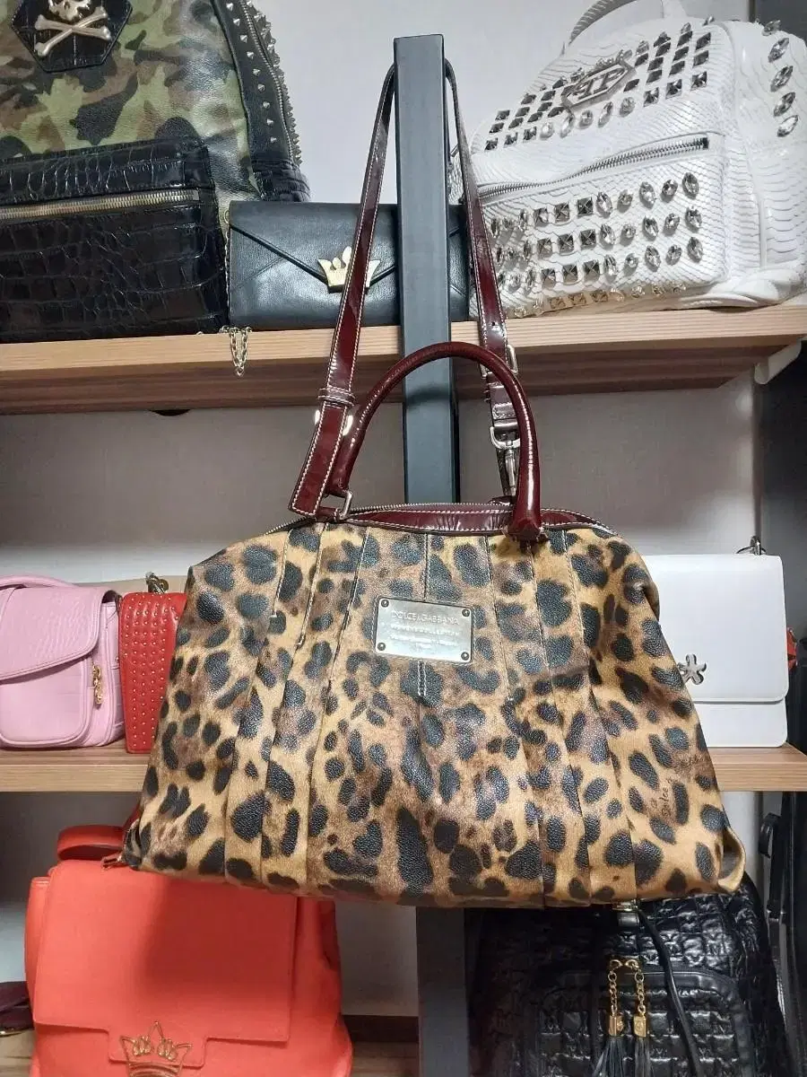 Dolce & Gabbana Leopard Shoulder Bag (Genuine)