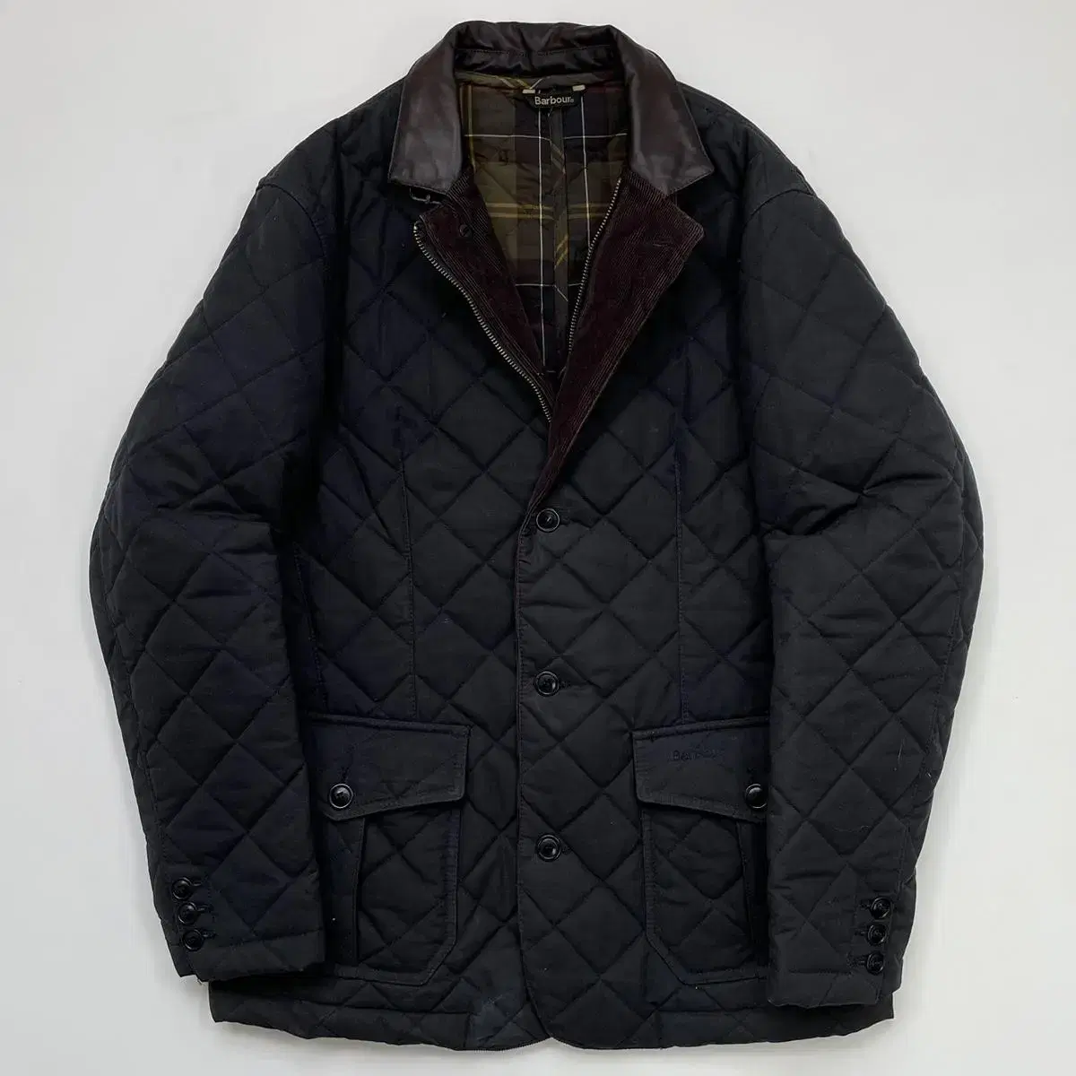 Barbour Quilted Waxed Blazer Jacket