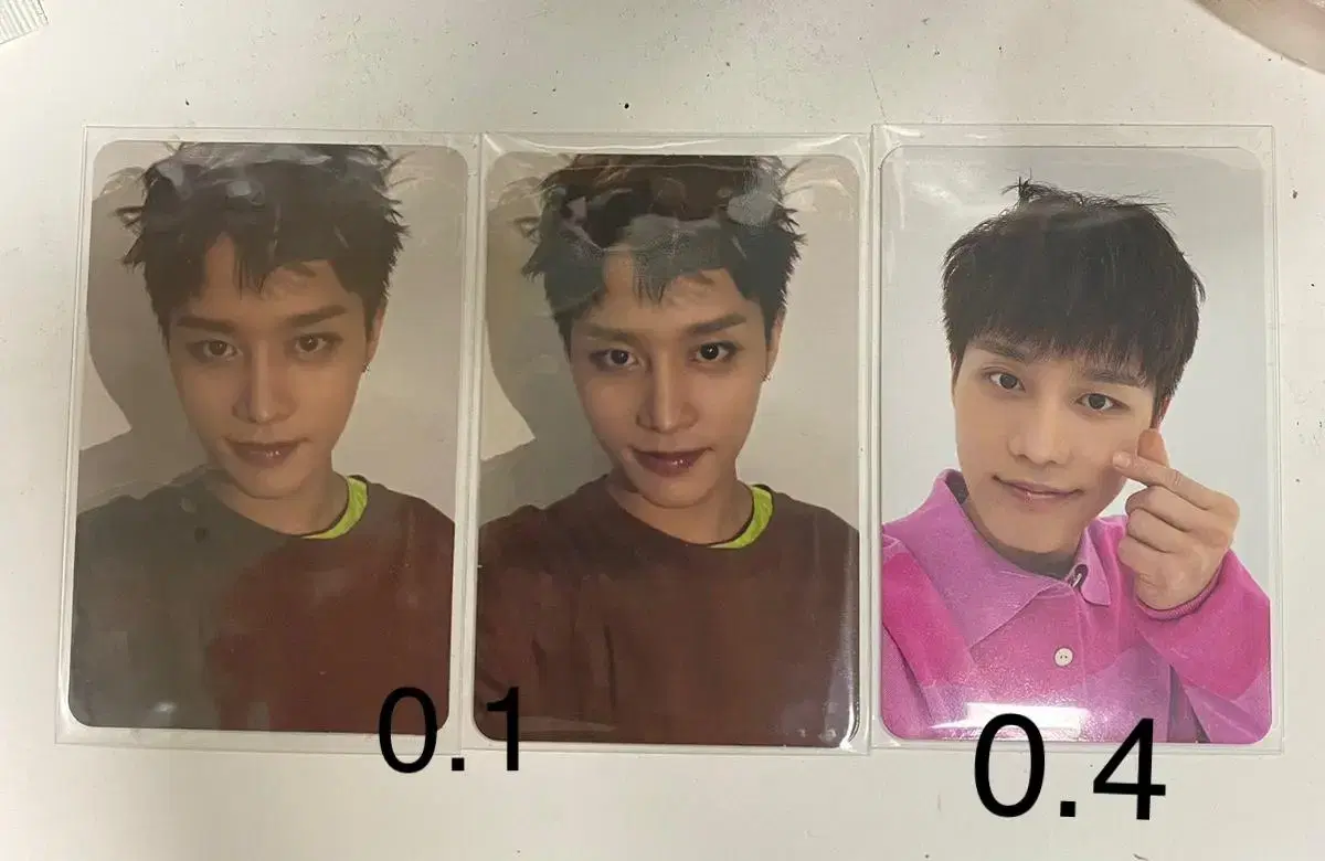 0.4->0.2 taeil photocard Zuu Eiyo Shinkara Pre-order Benefit