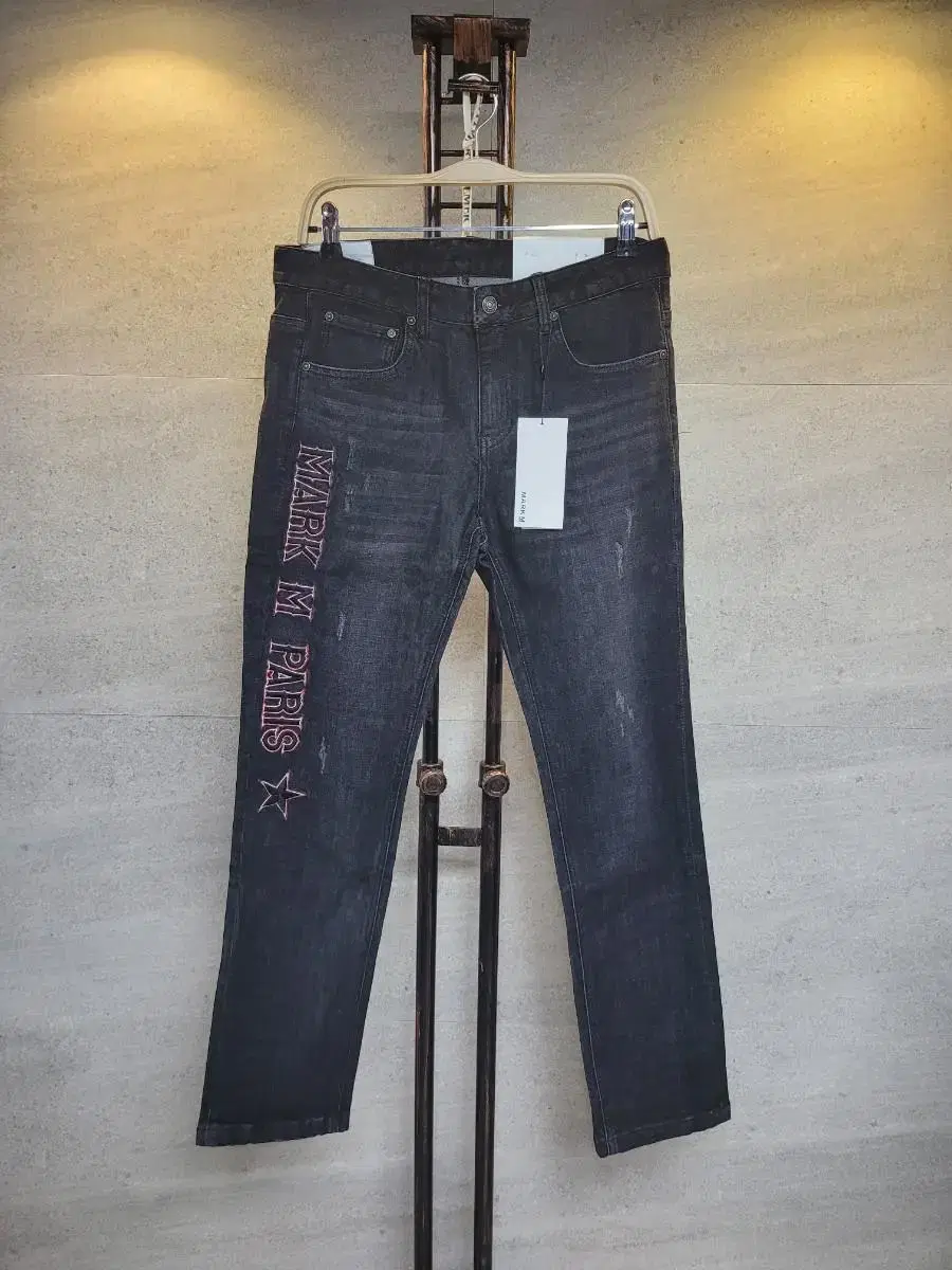 Embroidered denim! Luxury black color. A man's color! Retail value 180,000.00!