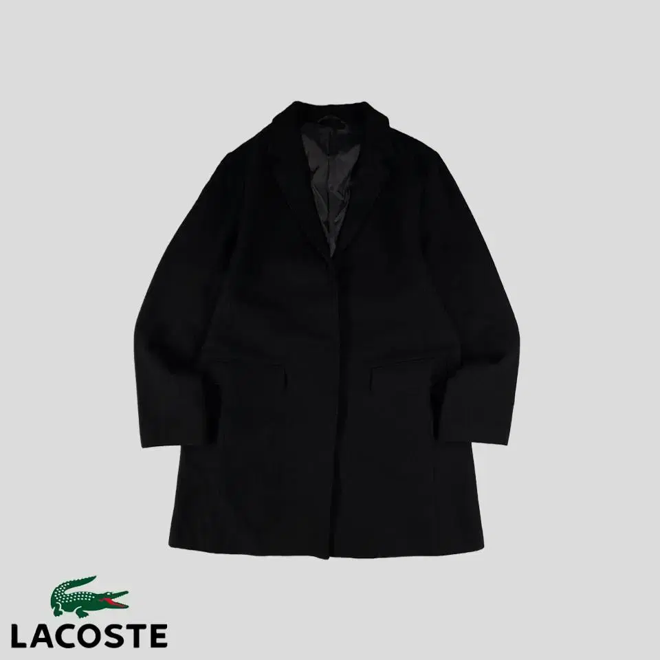 Lacoste Black two-pocket wool-blend blazer jacket SIZE WOMENS M