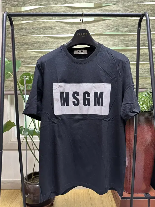 [XL]22.MSGM 반팔티 (블랙)