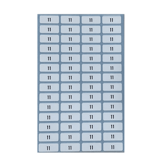 NEW 1호~34호 5장 1묶음 사이즈 스티커 택배 배송 번호 치수 라벨