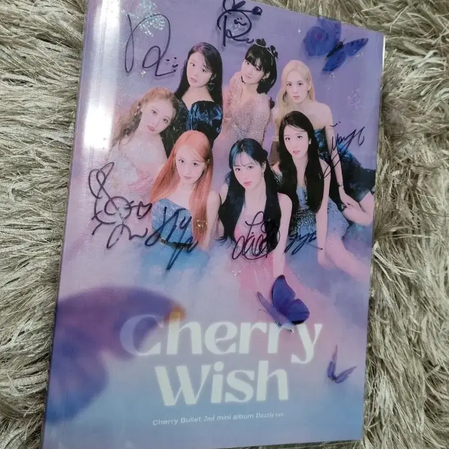 체리블렛 cherry bullet 친필 싸인 메세지 비매 앨범 포카