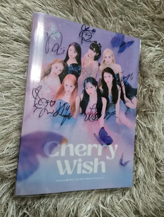 체리블렛 cherry bullet 친필 싸인 메세지 비매 앨범 포카