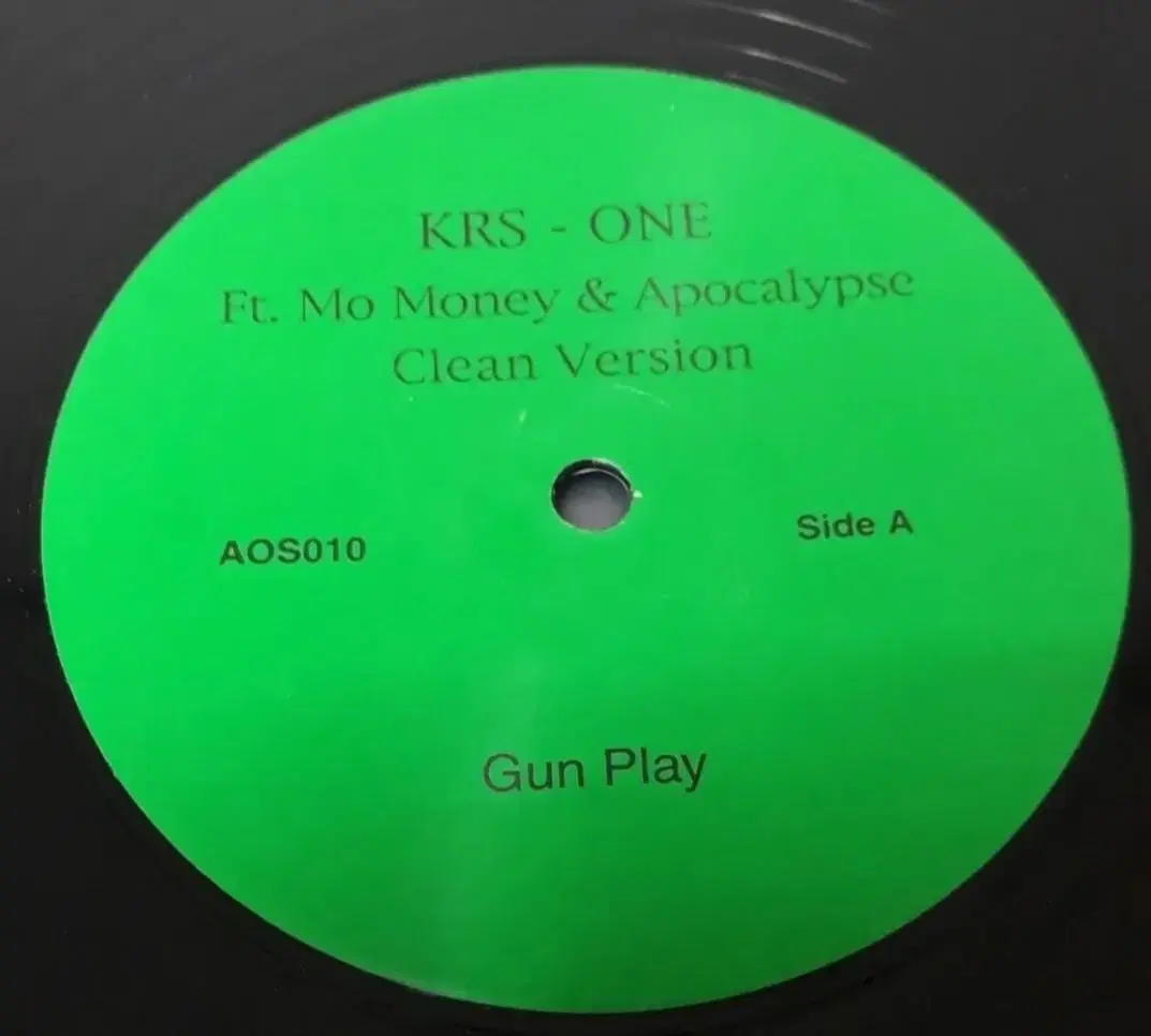 흑인음악 힙합 KRS-One 미국 오리지널 12인치싱글 바이닐 vinyl