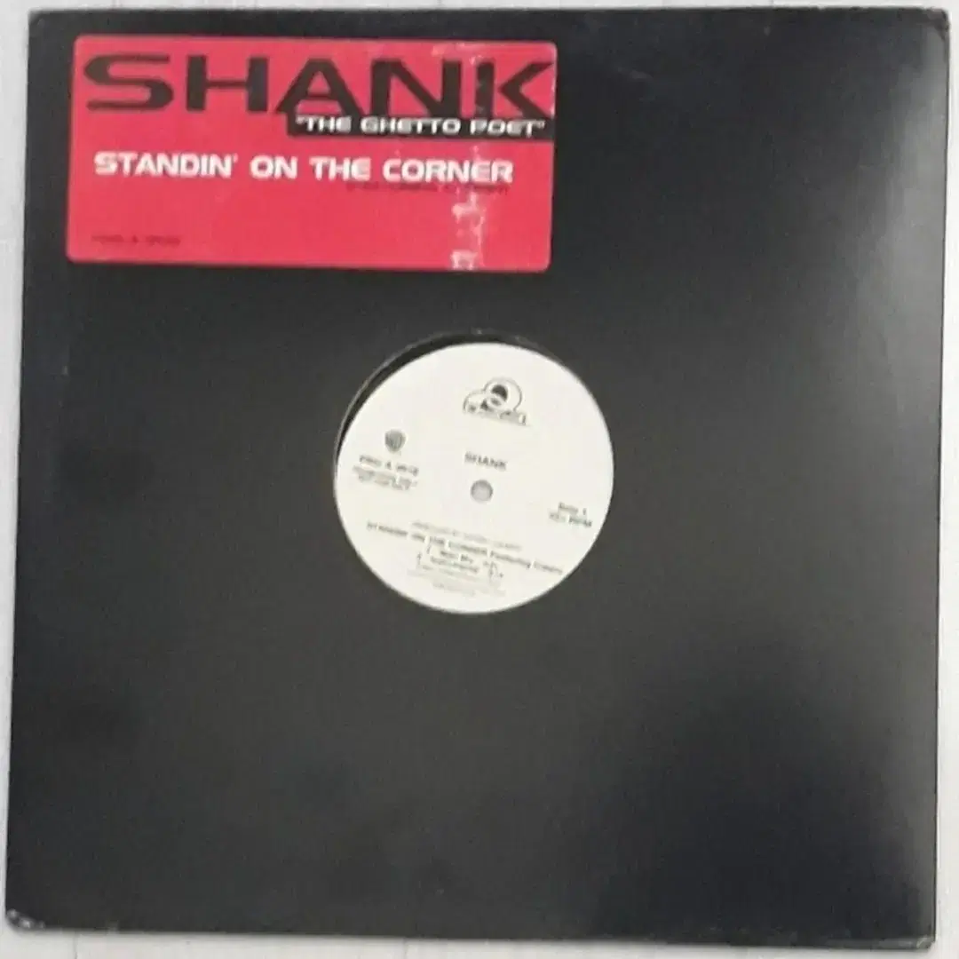 흑인음악 힙합 Shank 미국오리지널lp 12인치싱글 바이닐 vinyl