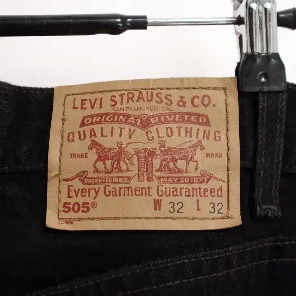 levi's 리바이스 흑청 데님 팬츠