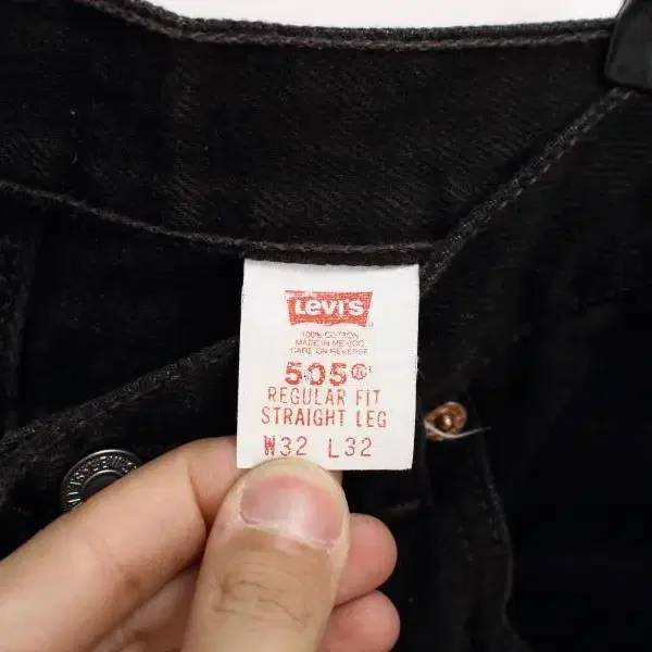 levi's 리바이스 흑청 데님 팬츠