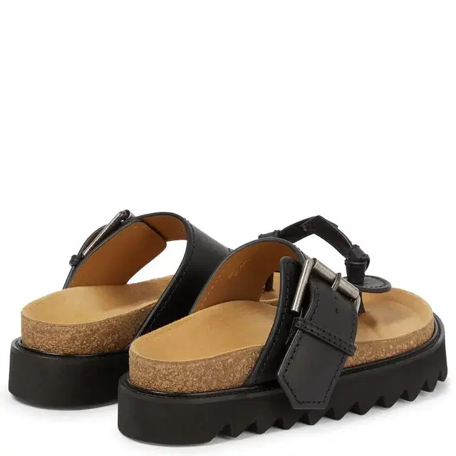 아크네스튜디오 Leather Platform Thong Sandals