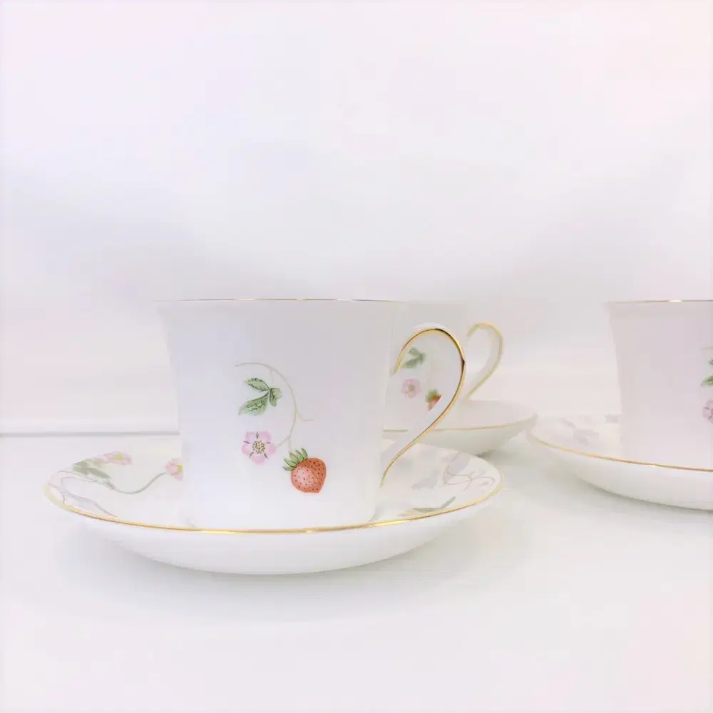 WEDGWOOD 웨지우드 와일드스트로베리 에스프레소잔 3조세트 A178