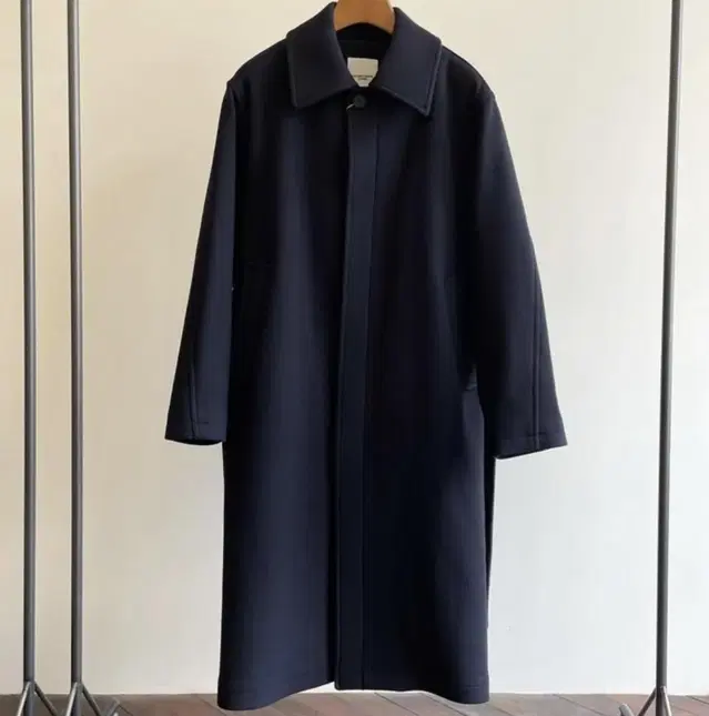 le917homme big collar mac coat navy (50)