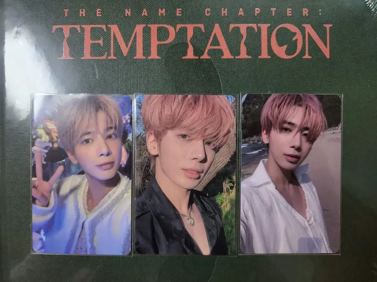 Tuvatu Temptation 1st ld taehyun Set m2u, soundwave, powerstation unsealed album