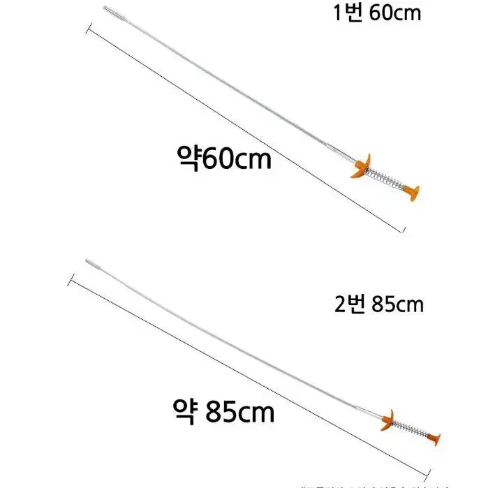 배수구 만능집게 싱크대 청소 뚫어뻥 머리카락 쪽집게 뚫어스틱 청소용품