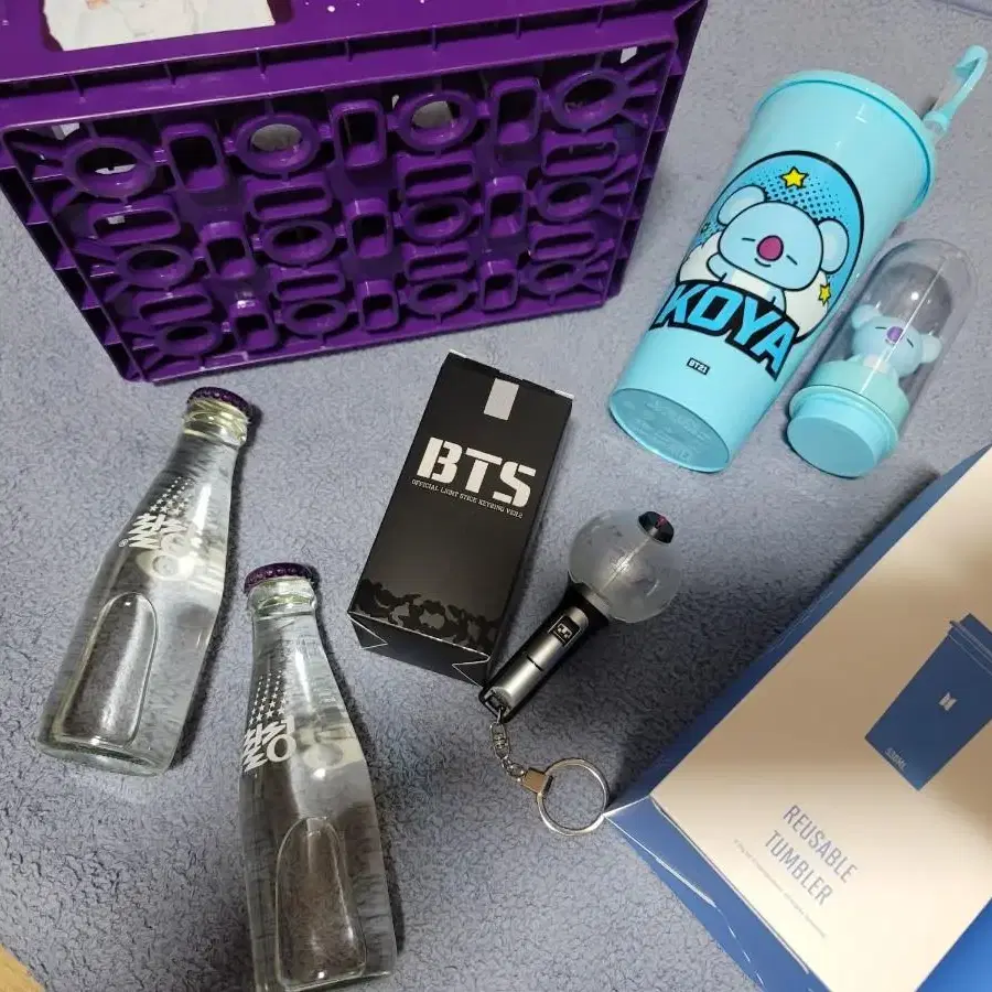 bts 방탄 굿즈 일괄 양도 텀블러 칠성사이다 맥도날드 아미밤키링 큐브