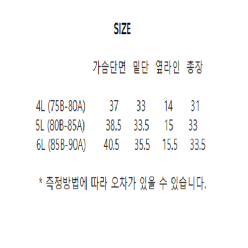 [새상품] 수면 레이스 빅사이즈 브라 노와이어 인생브라