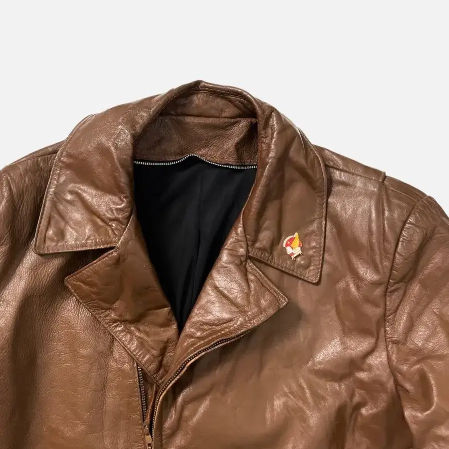 80's Treen Custom Leather Rider Jacket