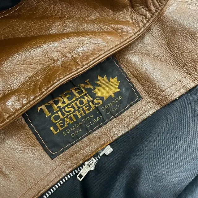 80's Treen Custom Leather Rider Jacket