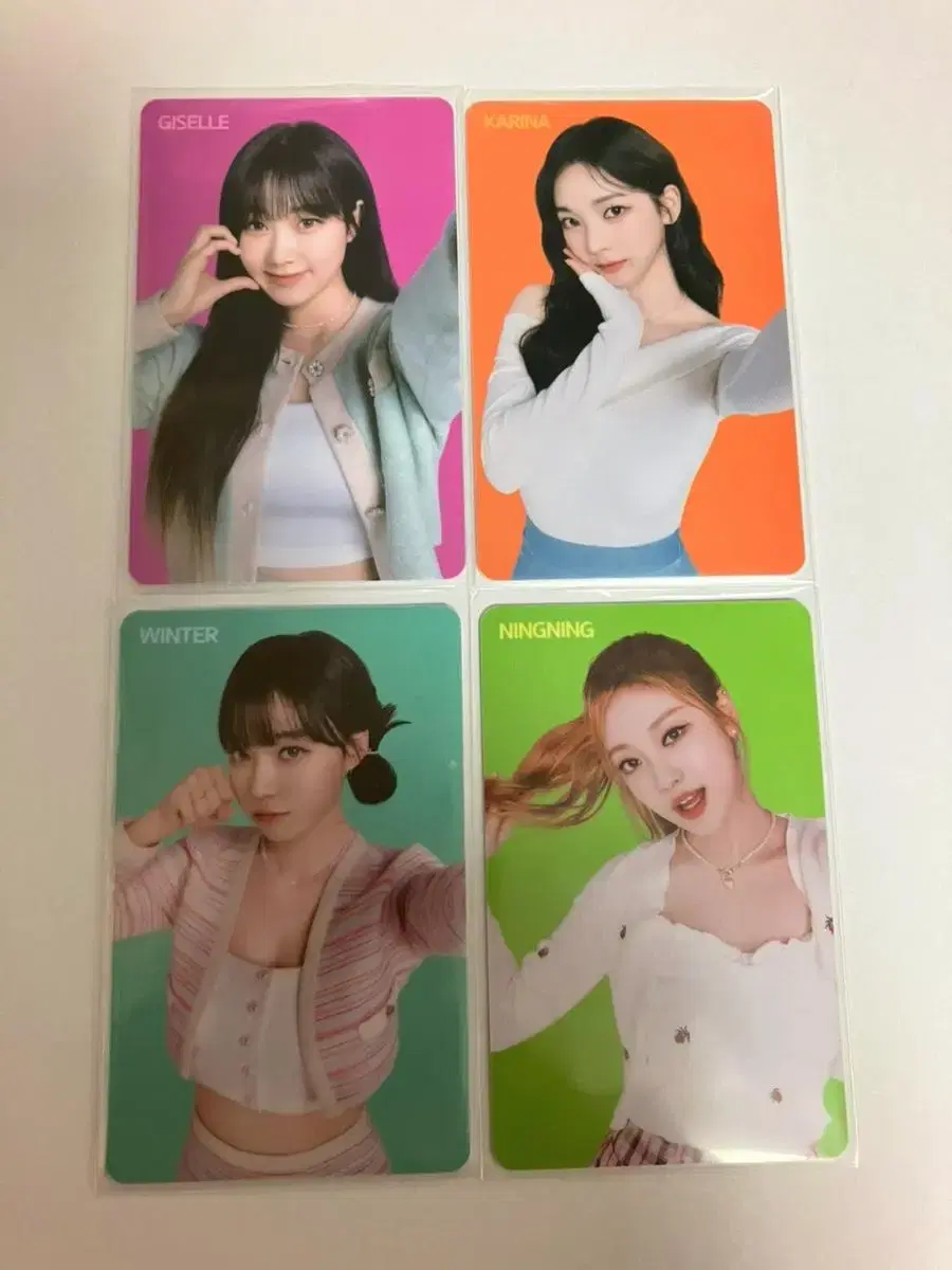 Aespa tamszero photocard bulk wts