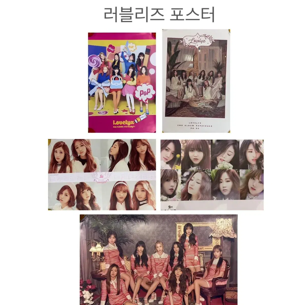 [poster/bromide] lovelyz 5 types