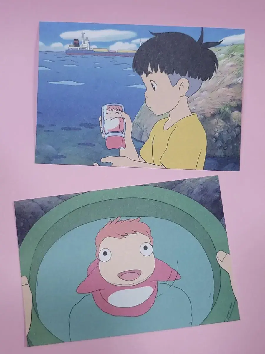 Ponyo on the Cliffs postcard set of 2