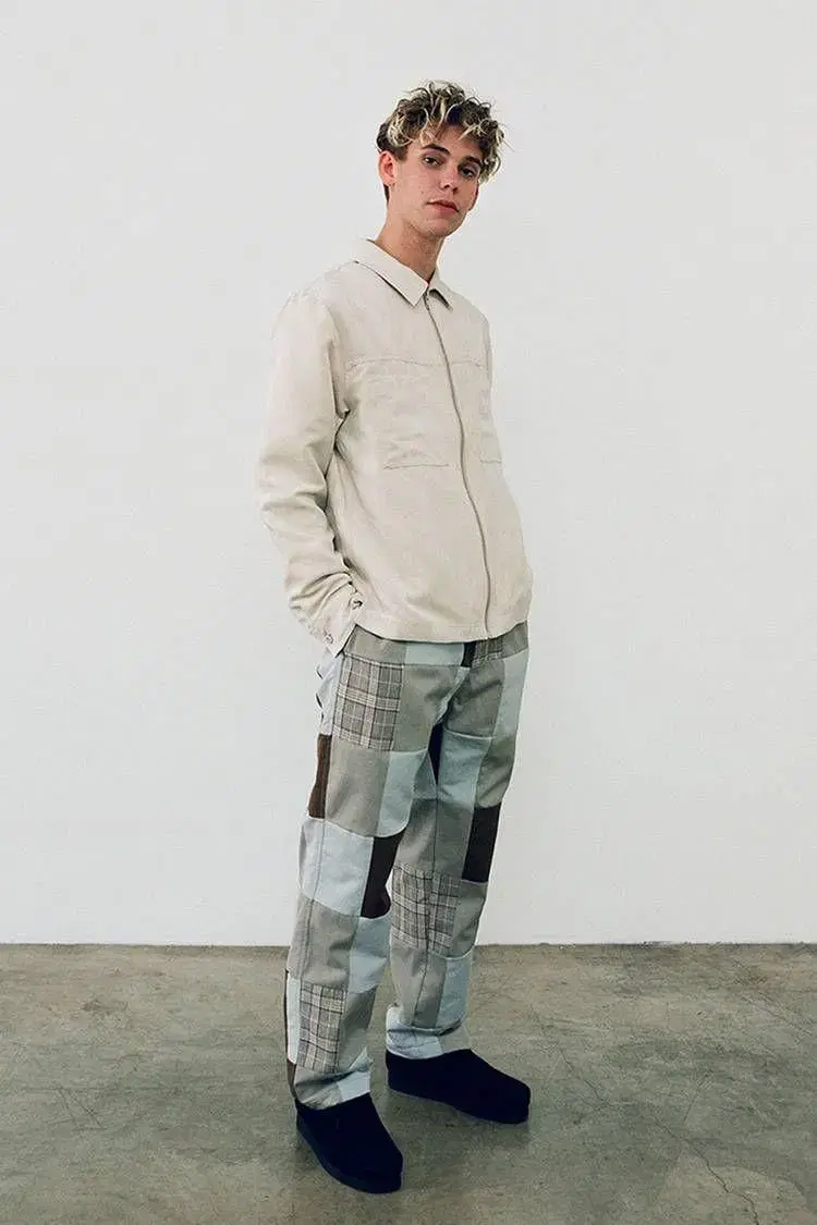 [M]Stussy Patchwork Beach Pants