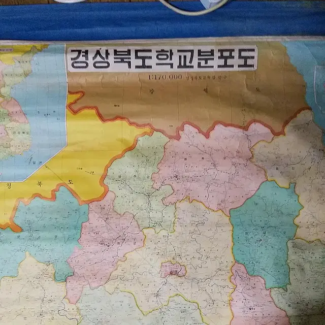 경상북도 학교분포도 / 경상북도 지도 / 골동나눔