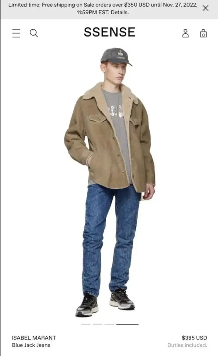 22SS Isabella Marant Jack Acid Denim 30inch TacO