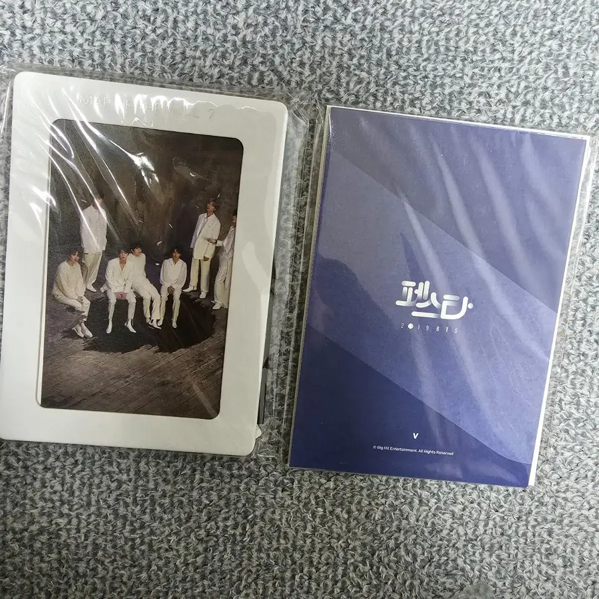 BTS Festa Accordion Photocard, Mapsol album pre-order benefit Framed