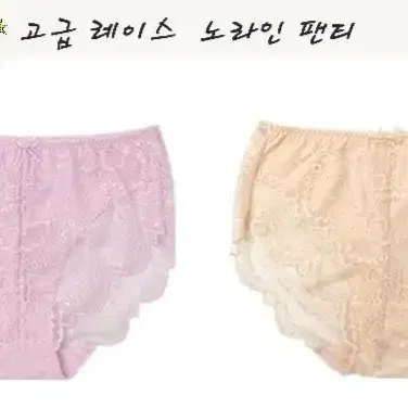 새상품)여성 속옷 고급 ALL레이스 맥시 팬티