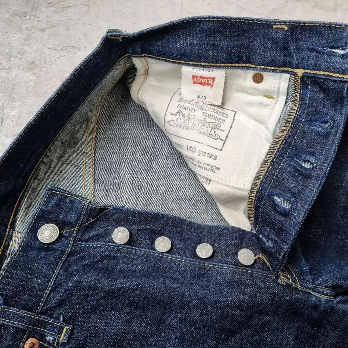 90's jpn Levis Big E 503B Selvedge