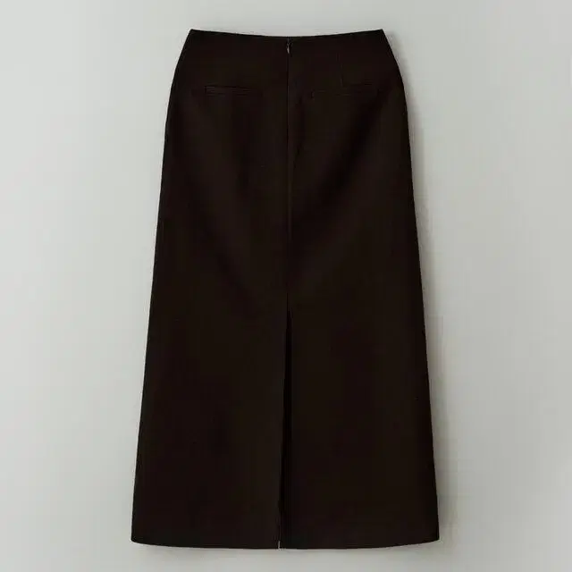 RRACE Wool Long Skirt_Dark Brown 미듐