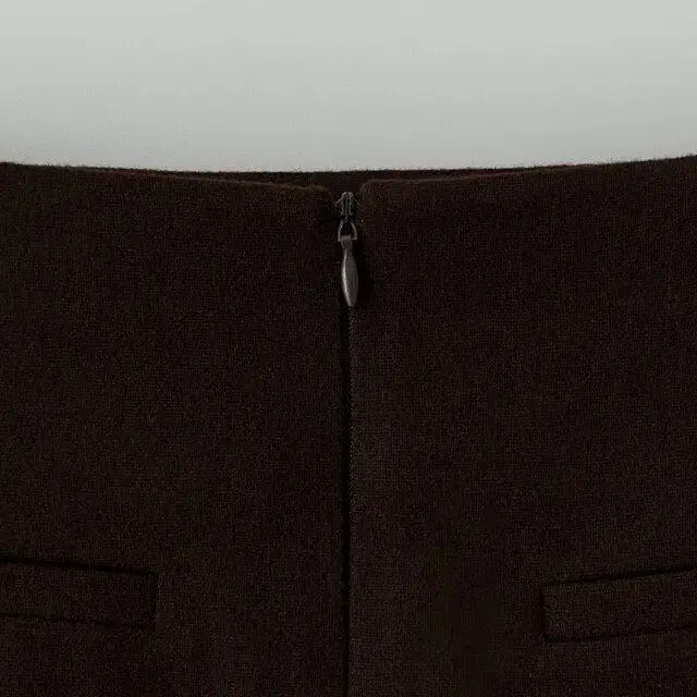 RRACE Wool Long Skirt_Dark Brown 미듐