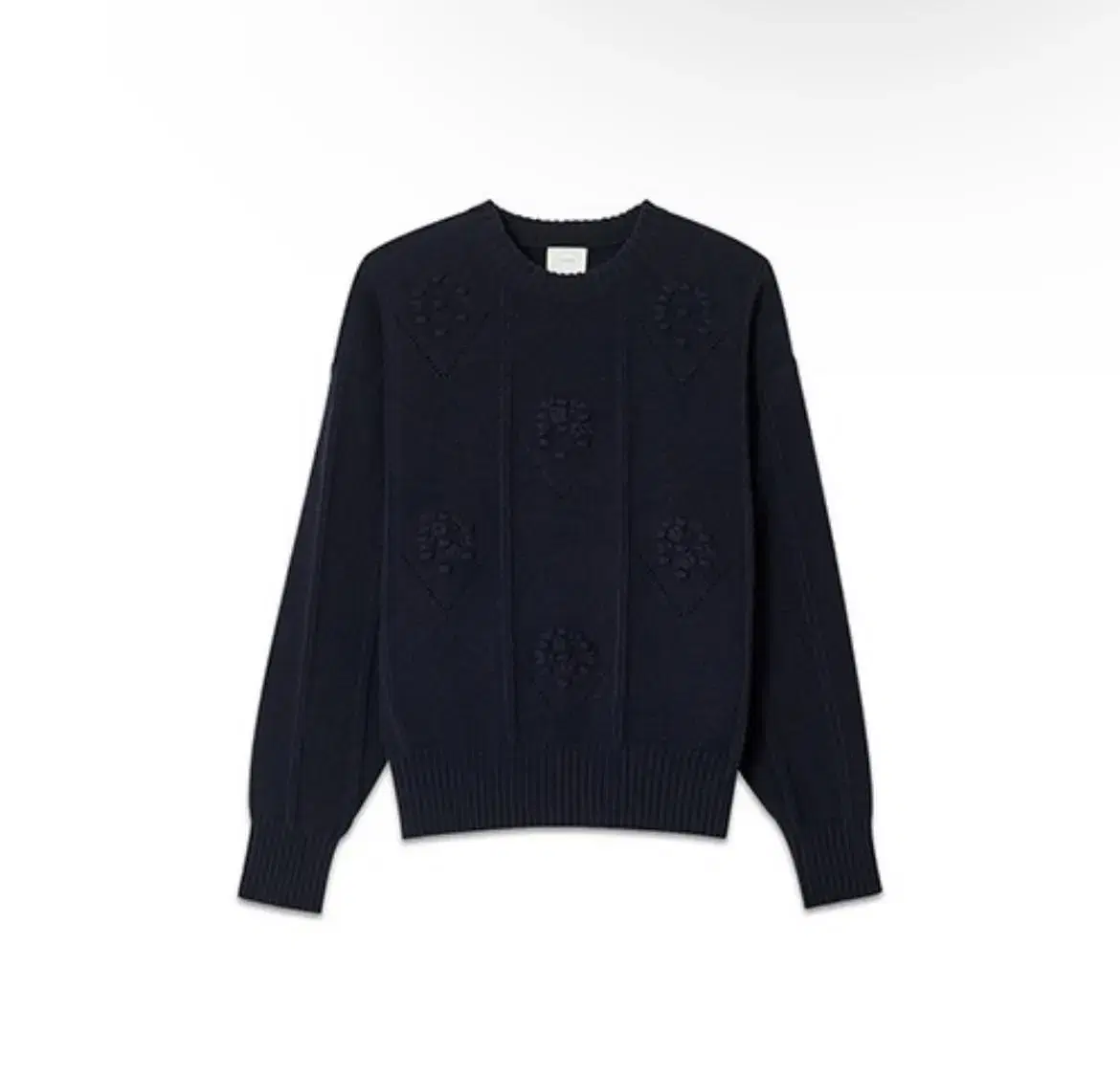 타낫 니트 Flower knit pullover