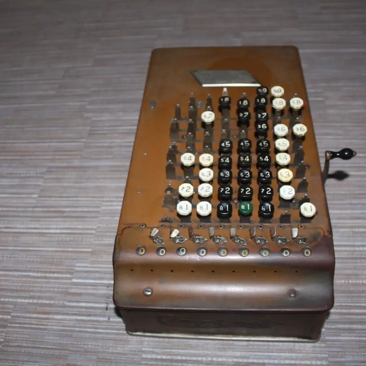 1 comptometer 1910년대 미국 초창기 계산기 컴퓨터