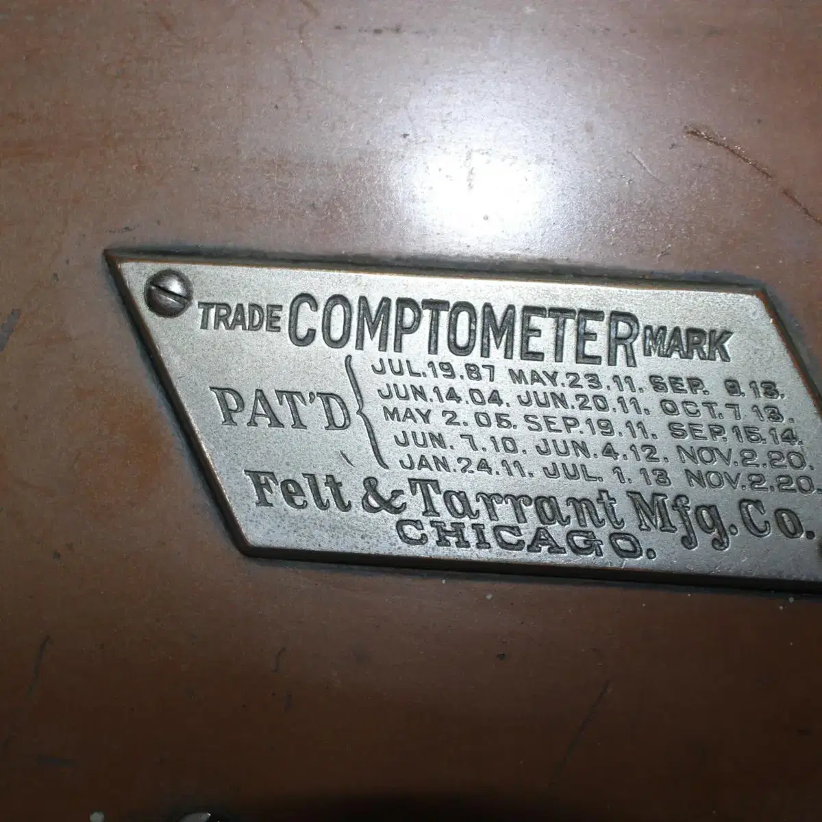 1 comptometer 1910년대 미국 초창기 계산기 컴퓨터