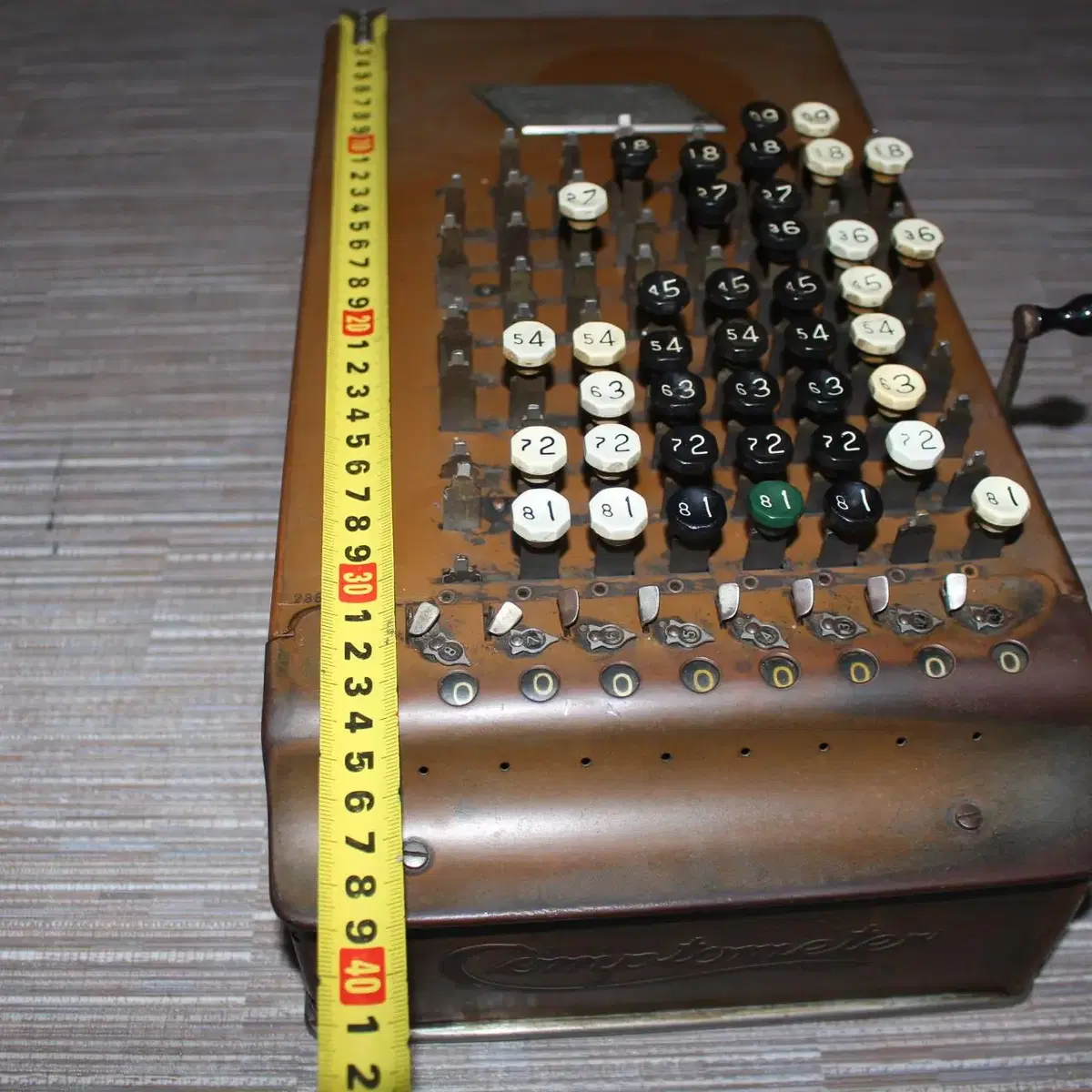 1 comptometer 1910년대 미국 초창기 계산기 컴퓨터