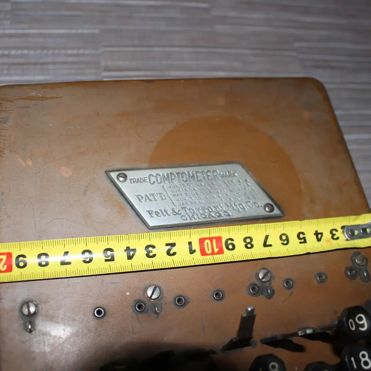 1 comptometer 1910년대 미국 초창기 계산기 컴퓨터