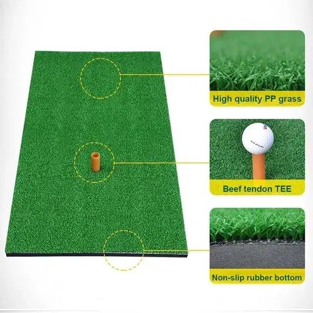 휴대용 실내 골프 스윙 훈련 연습 패드 매트