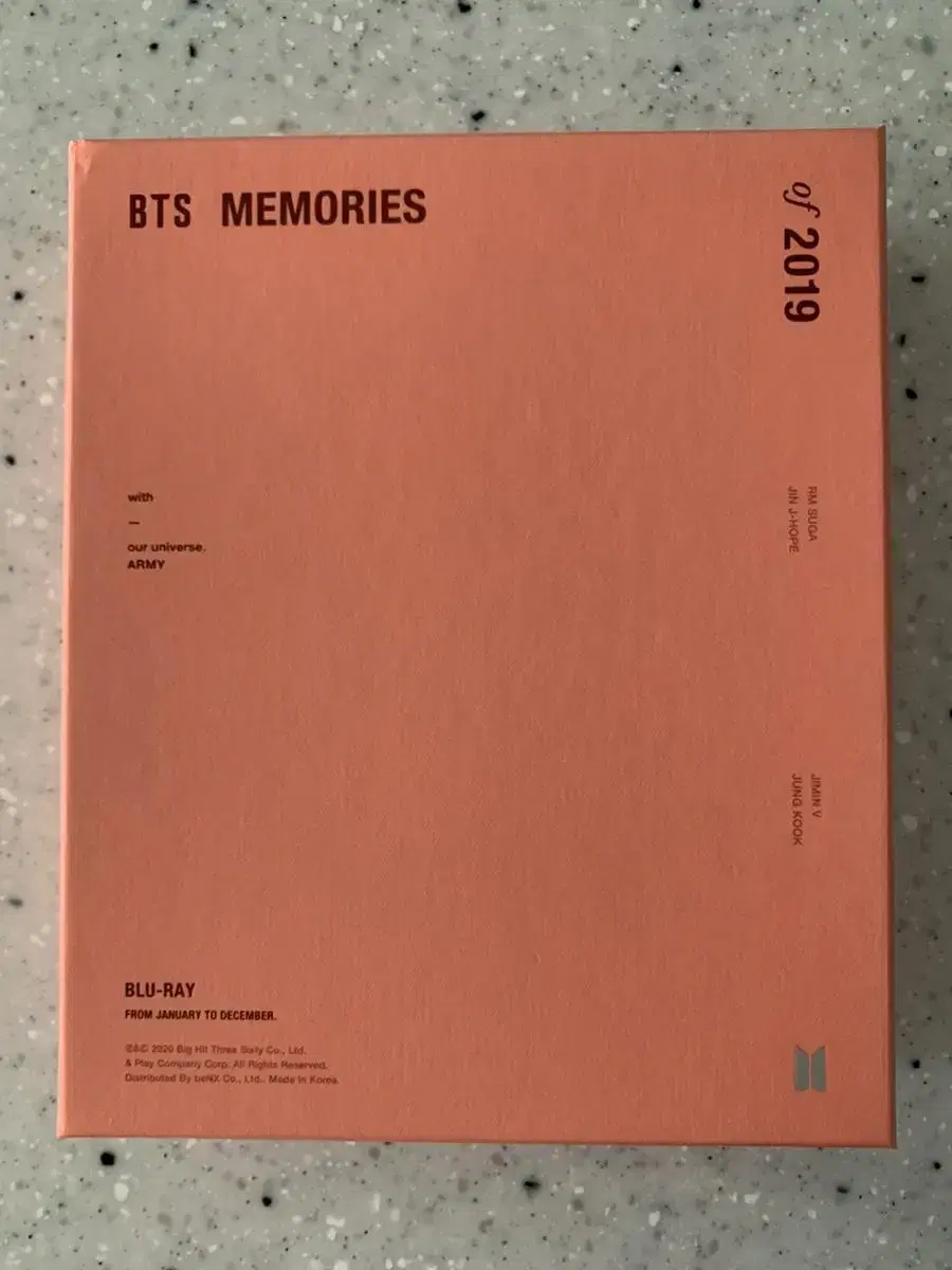 방탄소년단 2019 메모리즈 블루레이dvd