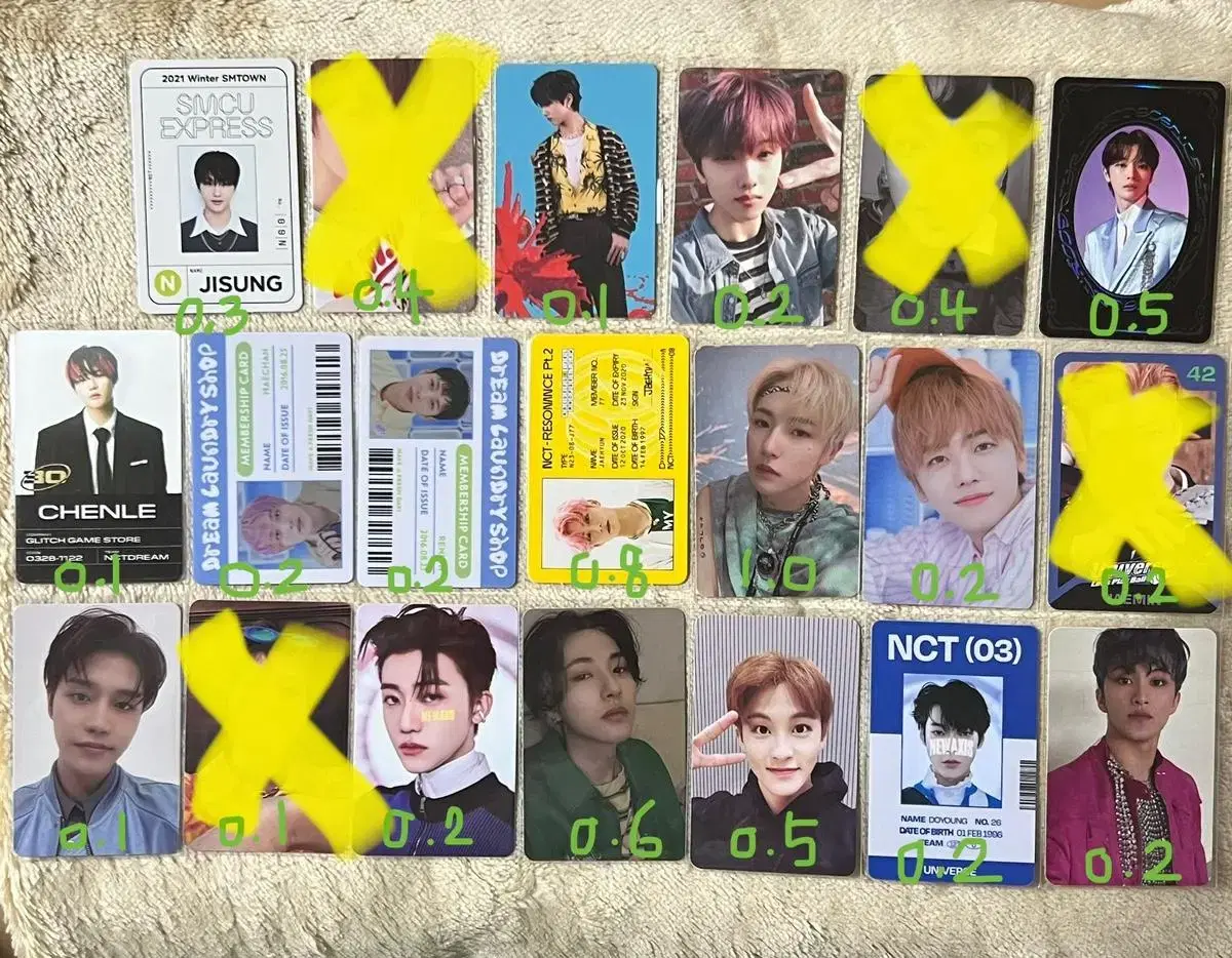 NCT nct Dream 127 Weight photocard WTS