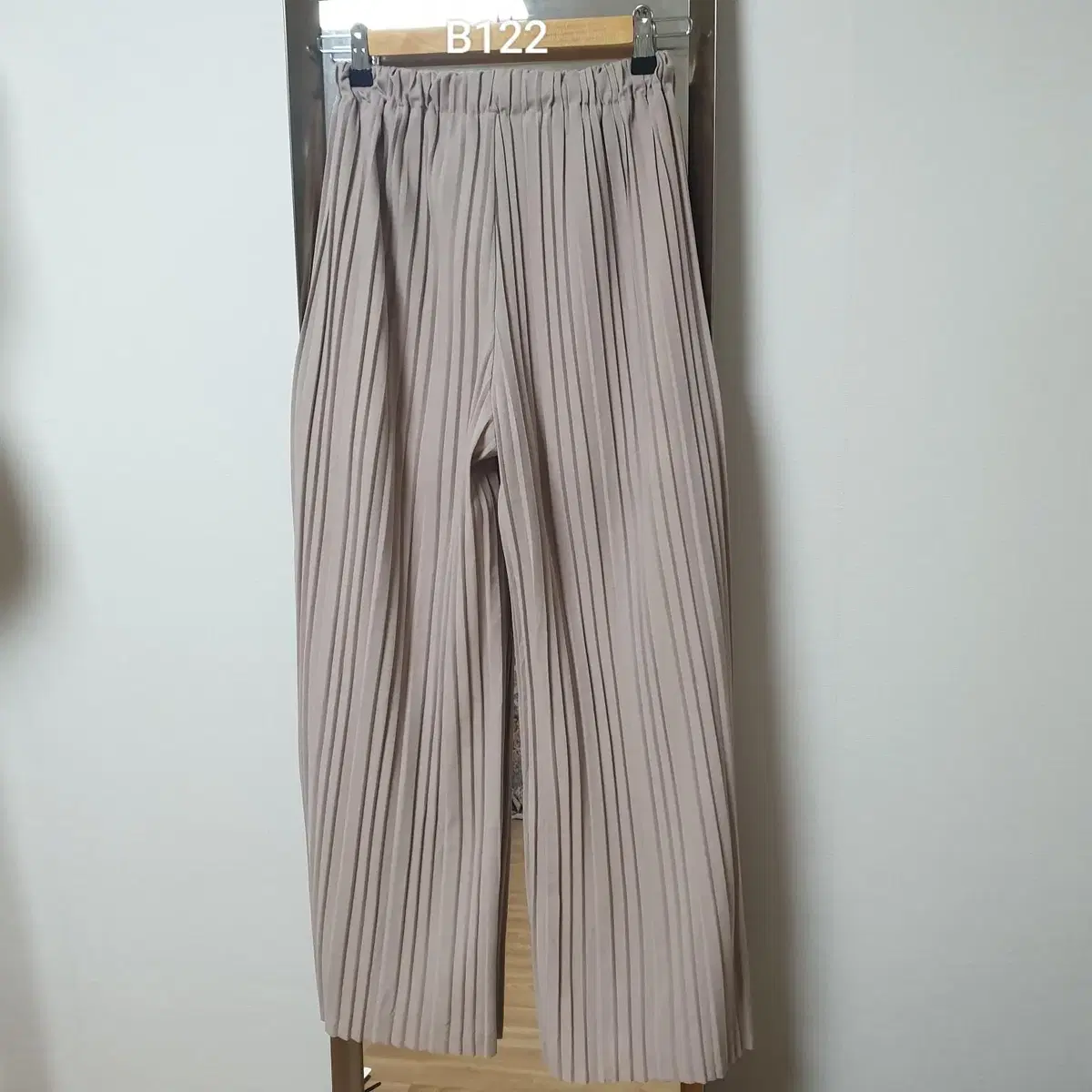 [55] Indie Pink Pleated Banded Pants (B122)