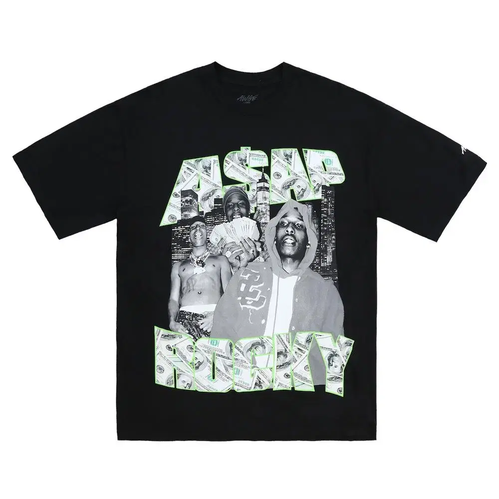 AWGE Acep Rocky Formal Merchandise Black T-Shirt