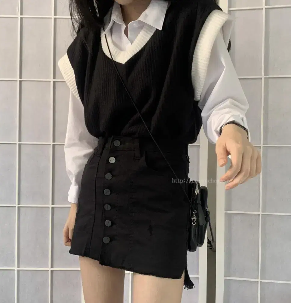 (New Product) Black Skirt M