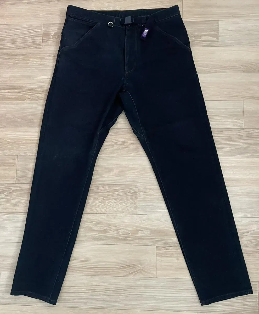 노스페이스 퍼플라벨 Webbing belt denim pants