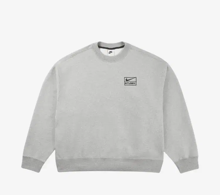 Nike x Stussy Fleece Crewneck Dark Gray Heather (L)