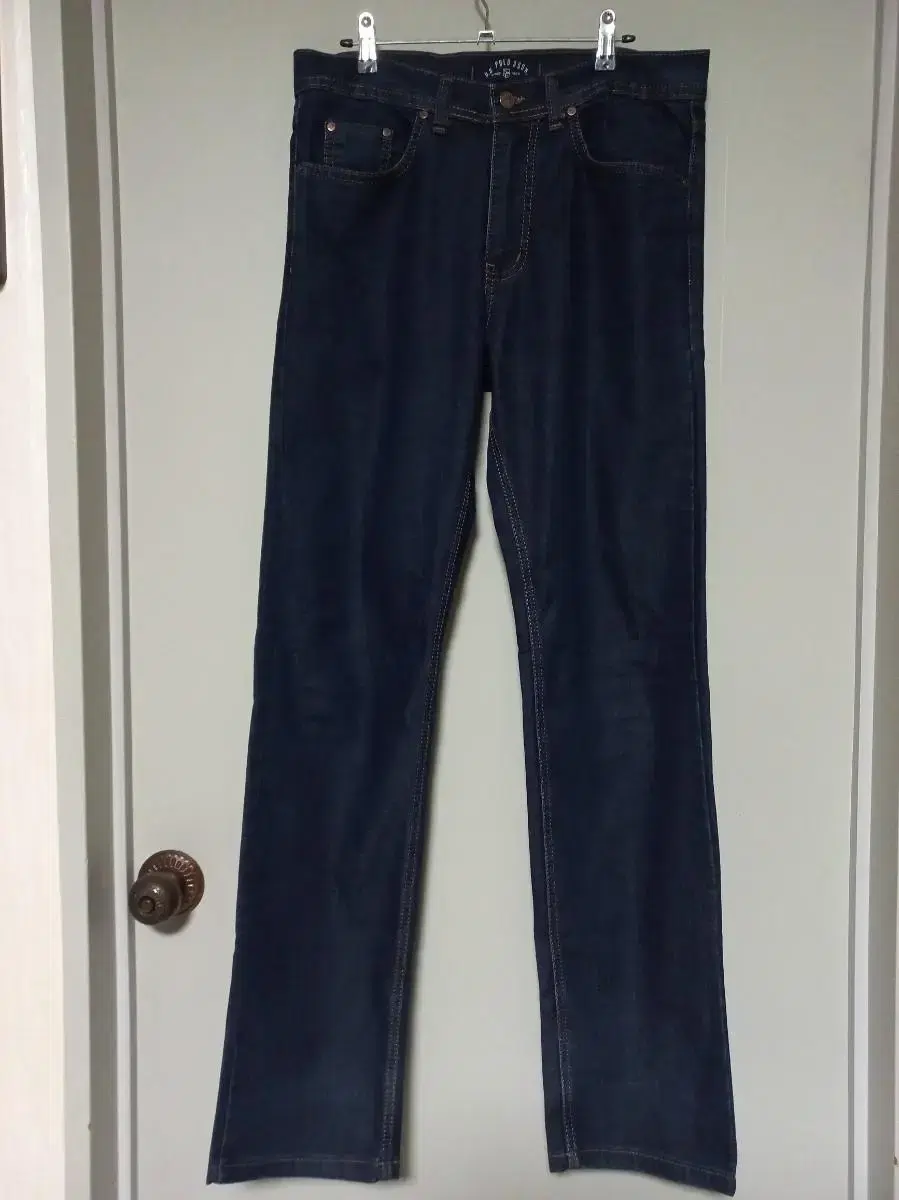 (W33L34)U.S.POLO ASSN Washed Straight Fit Jeans