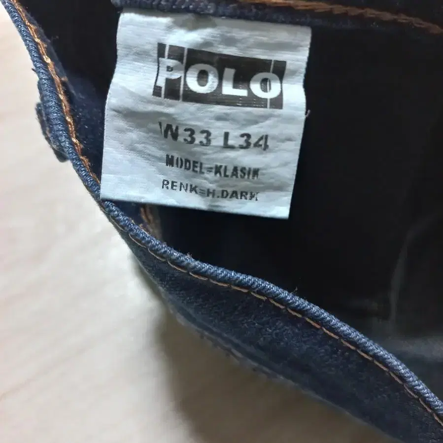 (W33L34)U.S.POLO ASSN 워싱 스트레이트핏 청바지