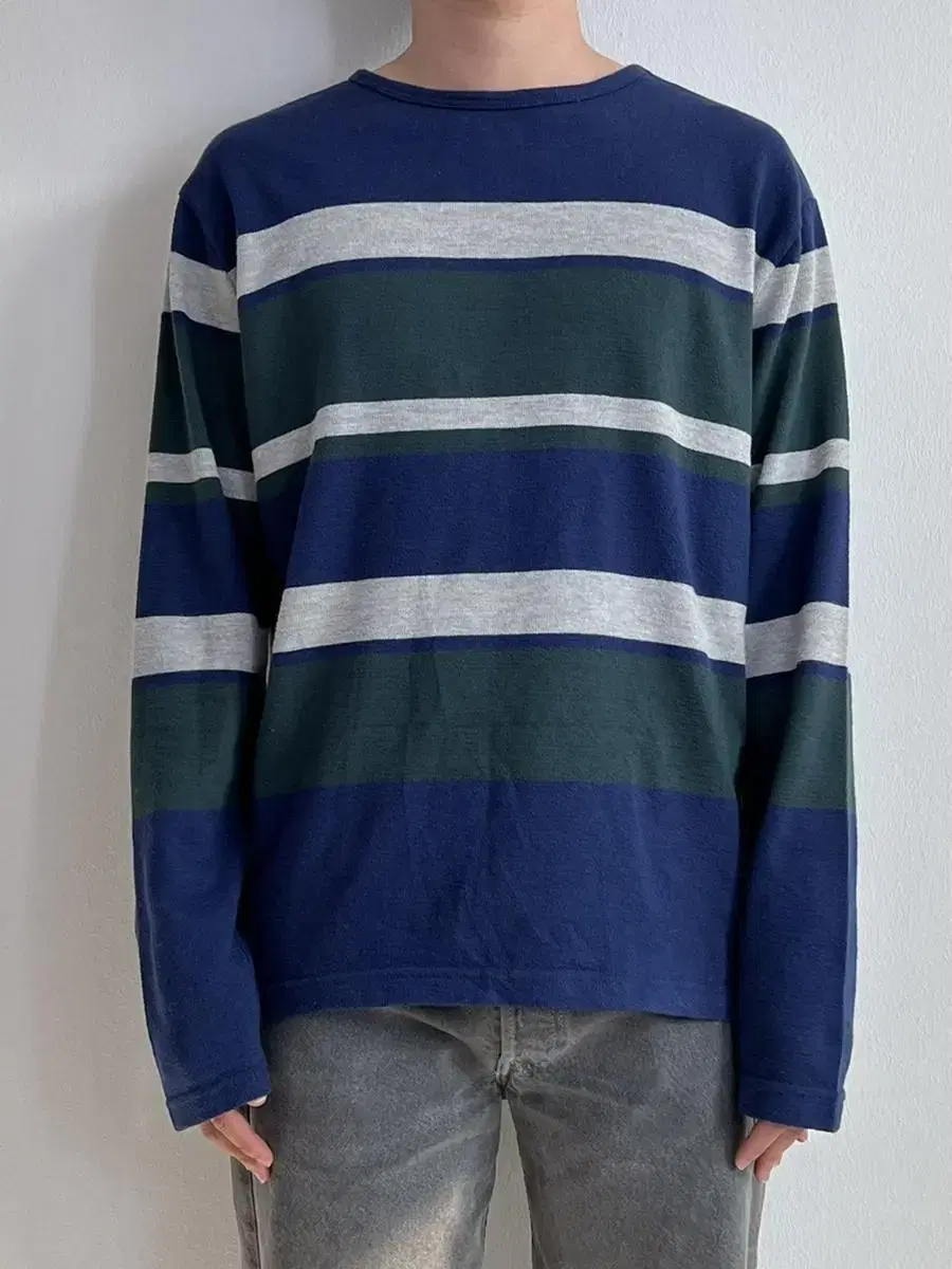 Inherit Cotton Border Knit